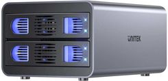 Zdjęcie Obudowa RAID do dysku SATA 2.5"/3.5" 4 tryby do 40TB USB C 10Gb/s Unitek ( S1308C01-EU) - Siemianowice Śląskie