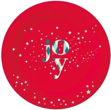 Zdjęcie Talerz Papierowy Christmas Red Joy 6szt. 18cm - Pniewy
