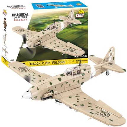 Cobi Klocki 5760 Samolot Aeronautica Macchi C.202 Folgore Hc Ww2 405El.