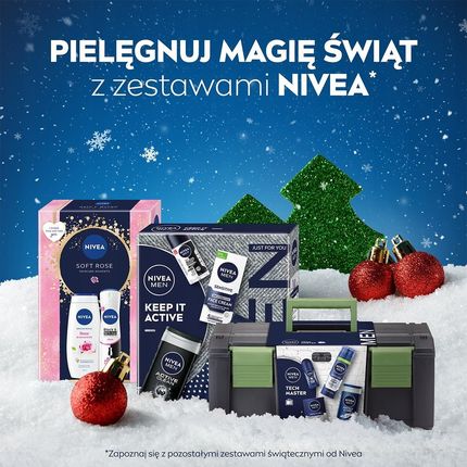 Nivea Men Sensitive Recovery Collection Zestaw Żel Pod Prysznic 3W1 250ml + Antyperspirant Roll-On 50ml + Balsam Po Goleniu 100ml + Pianka Do Golenia  - zdjęcie 6