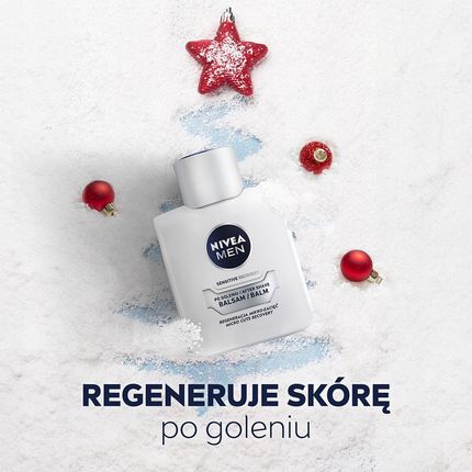 Nivea Men Sensitive Recovery Collection Zestaw Żel Pod Prysznic 3W1 250ml + Antyperspirant Roll-On 50ml + Balsam Po Goleniu 100ml + Pianka Do Golenia  - zdjęcie 2