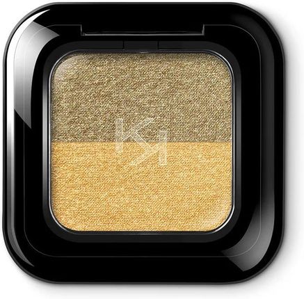 Kiko Milano Bright Duo Eyeshadow Podwójny Cień Do Powiek 05 Cool Gold/Daring Gold 2.5G