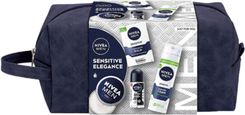 Zdjęcie Nivea Men Sensitive Elegance Zestaw Antyperspirant Roll-On 50ml + Krem Uniwersalny 75ml + Pianka Do Golenia 200ml + Balsam Po Goleniu 100ml + Kosmetyc - Grudziądz