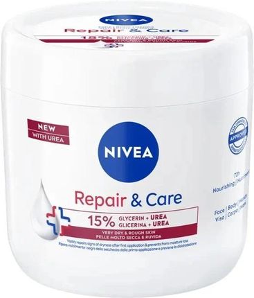 Nivea Repair & Care Krem Nawilżająco-Regenerujący Z Mocznikiem 400Ml