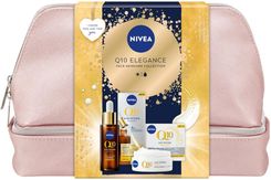 Zdjęcie Nivea Q10 Elegance Zestaw Przeciwzmarszczkowy Krem Na Dzień 50ml + Podwójnie Aktywne Serum 30ml + Kosmetyczka - Tychy