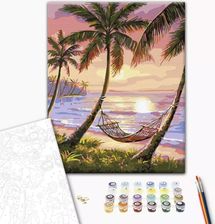 Zdjęcie Brushme Malowanie Po Numerach 40X50Cm Rajski Zakątek - Ćmielów