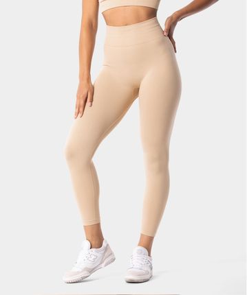 Carpatree Legginsy Bezszwowe Damskie Simply Seamless Beżowe