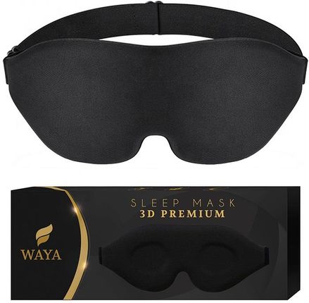 Waya Opaska na oczy 3D Premium Black