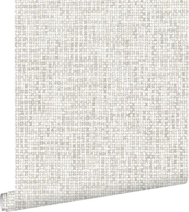 Esta Home Estahome Tapeta Tkana Lniana Tekstura Jasna Ciepła Szarość 148660 53cm x 10,05 M