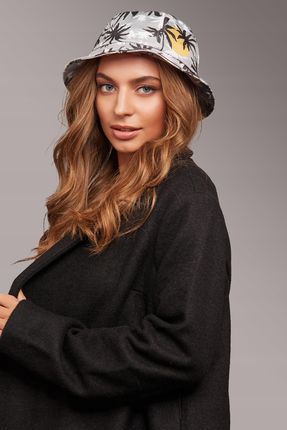 Kapelusz typu bucket hat z nadrukiem tropical czapka damska pamana - zdjęcie 3