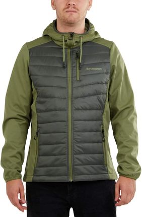 Fundango Kurtka Softshell Męska Vermont Hybrid Zielone