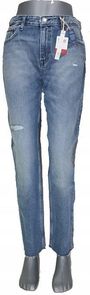 Jeansy Tommy Jeans Izzy DW0DW05019 wysoki stan 7/8 Slim oryginalne -W33/L34