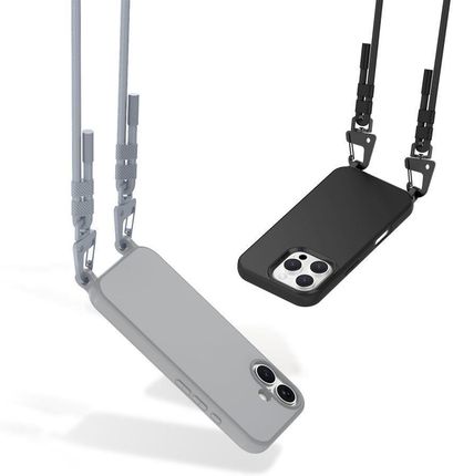 Tech-Protect  MagNecklace MagSafe do Apple iPhone 15 Pro Szary - zdjęcie 2