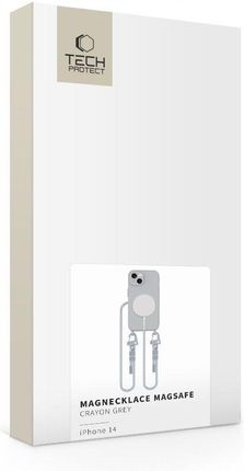 Tech-Protect  MagNecklace MagSafe do Apple iPhone 14 Szary - zdjęcie 4
