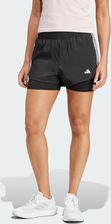 Zdjęcie adidas Szorty Pacer 3 Stripes Training Woven Czarne - Niemcza