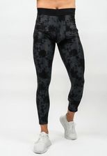 NEBBIA FUNCTION 333 Legginsy kompresyjne w kamuflażu, czarne (L)
