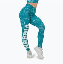 Legginsy damskie NEBBIA ROUGH GIRL w kolorze zielonym (L)