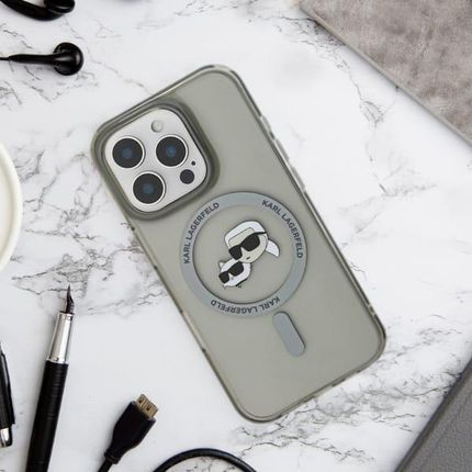 Karl Lagerfeld Klhmp16Mhlschk Iphone 16 Plus 6 7 Czarny Black - zdjęcie 5