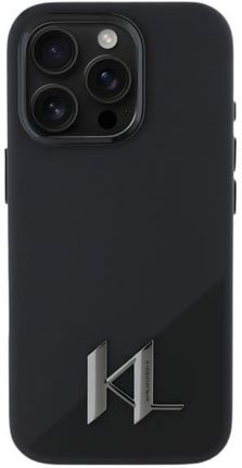 Karl Lagerfeld Klhmp16Xscmkmpck Iphone 16 Pro Max 6 9 Quot Czarny Black Hardcase Silicone Shadow Metal Initial Magsafe - zdjęcie 3