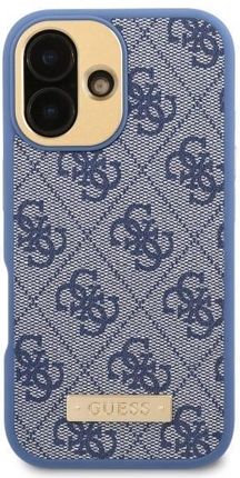 Guess Guhmp16Mu4Gprb Iphone 16 Plus 6 7 Quot Niebieski Blue Hardcase 4G Logo Plate Magsafe - zdjęcie 5