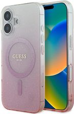 Guess Guhmp16Mhgrcelp Iphone 16 Plus 6 7 Quot Różowy Pink Hardcase Iml Glitter Gradient Magsafe