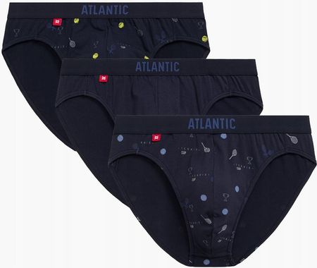 Slipy Atlantic Sport 3MP-171-GRA/GRA/GRA, 3-pak, granatowe S