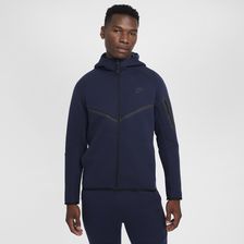 Męska bluza z kapturem i zamkiem na całej długości Windrunner Nike Tech - Niebieski - zdjęcie 1
