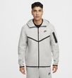 Męska bluza z kapturem i zamkiem na całej długości Windrunner Nike Tech - Szary