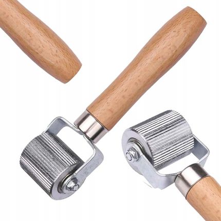 Rosfix Drewniana Rolka Do Łatek Z Łożyskiem O Szerokości 40Mm