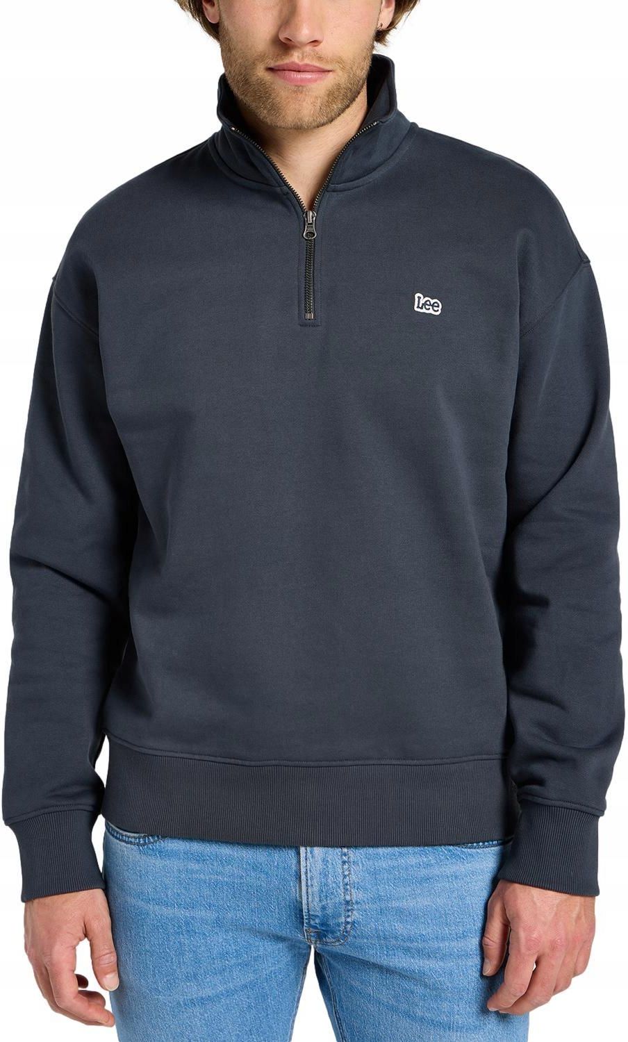 <blurhms> Light Sweat Crew-Zip 3 チャコール blurhms> Light Sweat Crew-Zip 3 チャコール