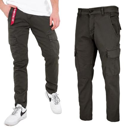 Spodnie Alpha Industries Agent 158205 136 - Grafitowe 30