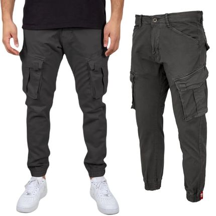 Spodnie Alpha Industries Spy 116203 136 - Grafitowe 29