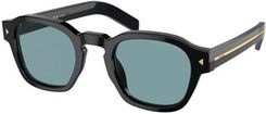 Zdjęcie OKULARY PRADA EYEWEAR PR A16S 16K04D 49 ROZMIAR M Z POLARYZACJĄ - Lubań