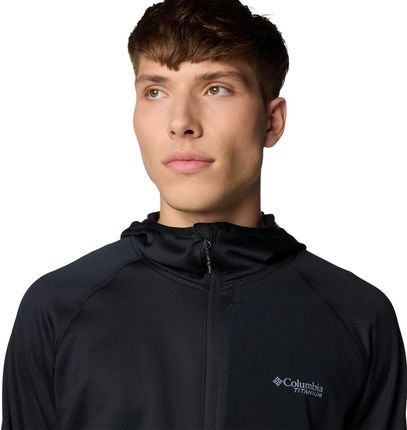 Bluza z kapturem męska Columbia TRIPLE CANYON II czarna 2094973010 - zdjęcie 3