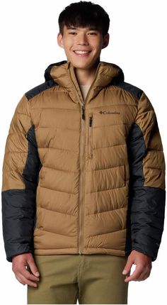 Kurtka męska Columbia Labyrinth Loop™ II Hooded Jacket Rozmiar: M / Kolor: brązowy/czarny