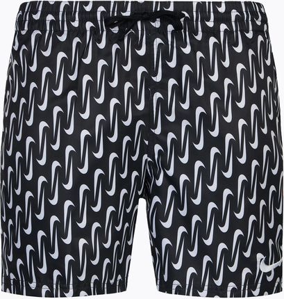 Szorty kąpielowe męskie Nike Swoosh Link 5" Volley black | WYSYŁKA W 24H | 30 DNI NA ZWROT Zima 2024