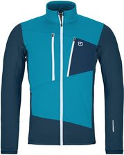 Męska bluza Ortovox Fleece Grid Jacket M Rozmiar: M / Ilość funkcji: světle modrá