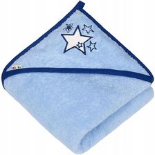 Zdjęcie AKUKU Okrycie kąpielowe 100% bawełna 100x100 cm Gwiazdki niebieskie - Radom