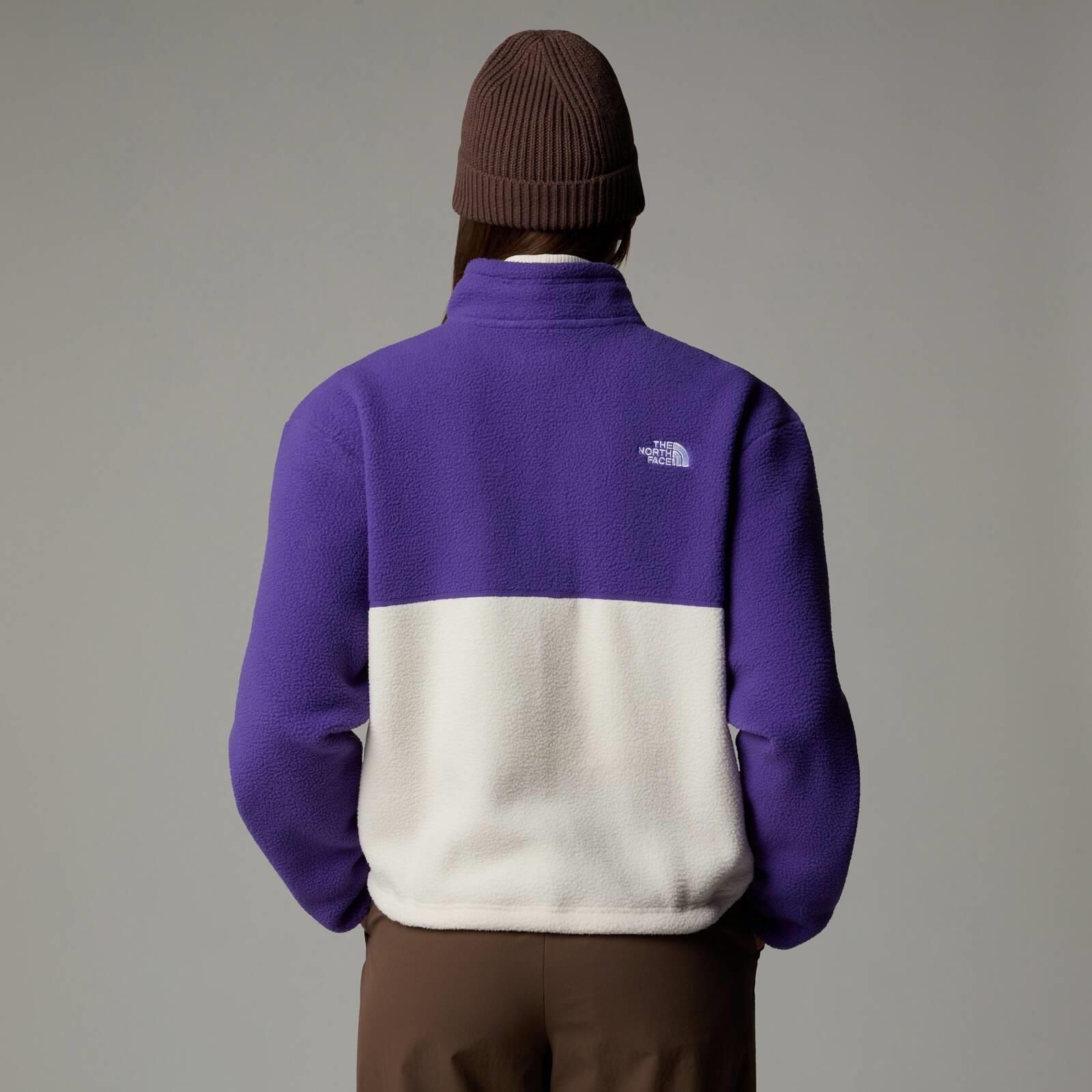 【THE NORTH FACE】BOMA SWEATSHIRTS ★人気商品★ Polar damski The North Face YUMIORI 1/4 ZIP fioletowy