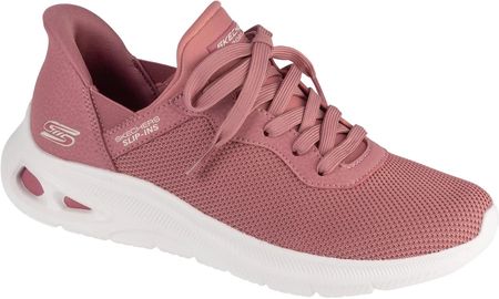 Buty sneakersy Damskie Skechers Slip-Ins Bobs Sport Unity - Pinch Of Luck 117509-BLSH Różowy