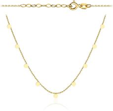 Biżuteria Gabor Złoty Naszyjnik Choker Z Kółeczkami 39+3cm 585 (480592)