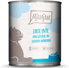 Mjamjam Karma Dla Kotów Dorosłych Kaczka I Drób Z Marchewką 6X800G