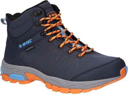 HI-TEC Raven Mid WP Softshell - Wodoodporne - Męskie buty turystyczne Niebieski 0006888-032 , Rozmiar: EU 44 UK 10