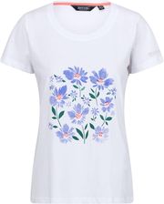 Regatta T Shirt Damski Kwiaty Filandra Viii Białe