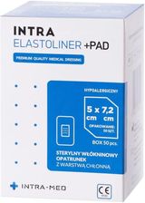 Zdjęcie ELASTOLINER+PAD 5cm x 7,2cm 50szt opatrunek z wkładem chłonnym - Stryków