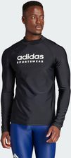 Zdjęcie adidas Koszulka Long Sleeve Rash Guard Czarne - Piekary Śląskie