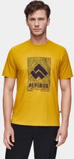 Alpinus Koszulka Męska Skrzyczne Żółte