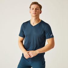 Zdjęcie Regatta Fingal V Neck Męska Koszulka Niebieskie - Leśnica