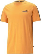 Zdjęcie Puma T Shirt Z Krótkim Rękawem Męski Ess+ Tape Pomarańczowe - Wojnicz