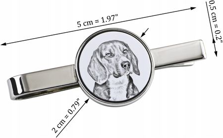 Art-Dog Beagle spinka do krawata z psem, z Twoim zdjęciem - zdjęcie 5